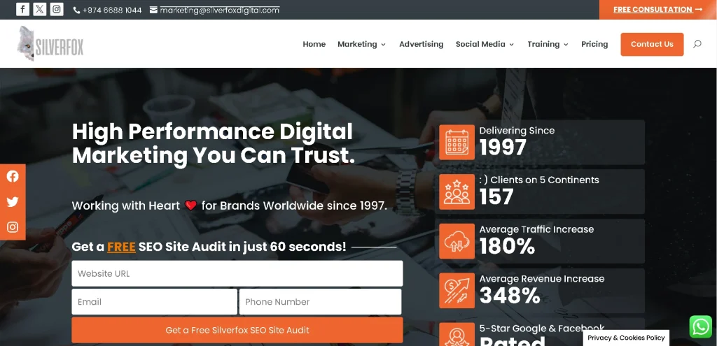 Silverfox.qa - Ads Marketing Agency in Qatar 2024